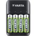 Cargador de batería Varta Quattro con 4 pilas R6/AA