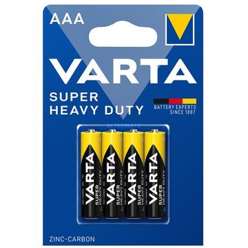 Batería Varta Super Heavy Duty R03/AAA - 4 uds.