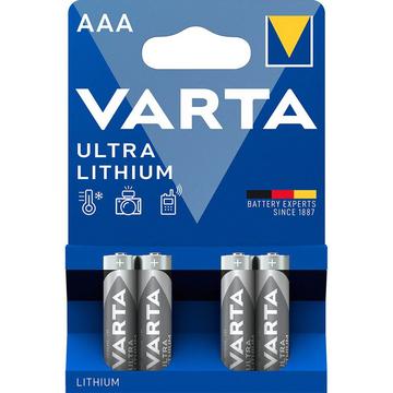 Batería Varta Ultra Lithium L92/AAA - 4 uds.