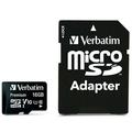 Tarjeta Verbatim Premium U1 MicroSDHC con adaptador 44082 - 16GB