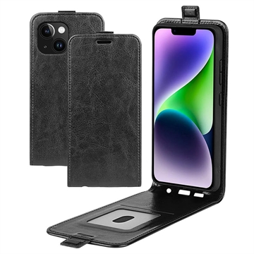 Funda con Tapa Vertical para iPhone 15 Plus - Negro