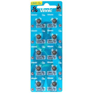 Vinnic Mini 192/LR41 Pilas de botón - 10 uds.