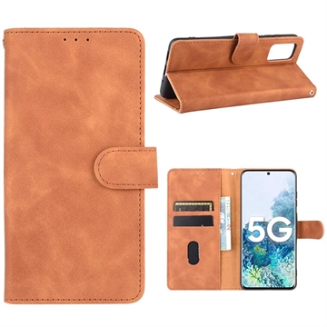 Funda Vintage Series para Samsung Galaxy S20 FE/S20 FE 5G - Estilo Cartera - Marrón