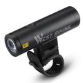 WEST BIKING YP0701332 500LM Luz Delantera LED Brillante Noche Ciclismo Bicicleta Linterna de Seguridad - Negro