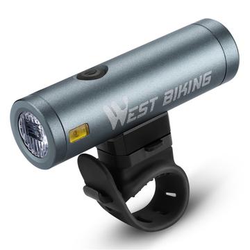 WEST BIKING YP0701332 500LM Luz Delantera LED Brillante Noche Ciclismo Bicicleta Linterna de Seguridad - Plata