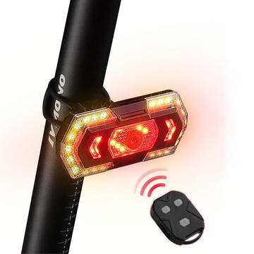 WEST BIKING YP0701348 MTB Luz trasera impermeable para bicicleta RC Luz trasera con altavoz