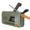 Portable Solar Hand Crank Emergency Radio w. LED Flashlight, Power Bank WR-6D - DAB/FM, 4500mAh (Open Box - Bulk)