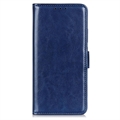 Funda con Cierre Magnético para iPhone 15 Pro - Estilo Cartera - Azul