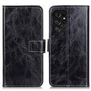 Funda de cartera con cierre magnético para Samsung Galaxy S25 Ultra - Negro