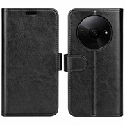 Funda con Cierre Magnético para Xiaomi Redmi A3 - Estilo Cartera - Negro