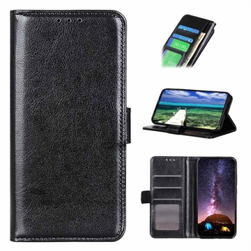 Funda con Cierre Magnético para iPhone XR - Estilo Cartera - Negro