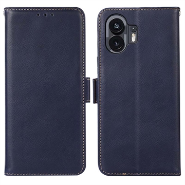 Funda con RFID para Nothing Phone (2) - Estilo Cartera - Azul