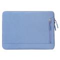 Elegante funda Oxford impermeable para portátil con bolsillo lateral - 15.6" - Azul