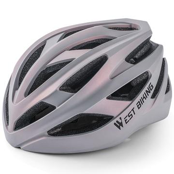 West Biking YP0708118 Casco Bici Mujer - Gris / Rosa