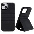 Funda con Tapa Vertical X-Level Journey para iPhone 14 Plus - Negro