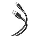 XO NB212 Cable USB a MicroUSB - 1m, 2,1A - Negro