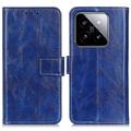 Funda con Cierre Magnético para Xiaomi 14 Pro - Estilo Cartera - Azul