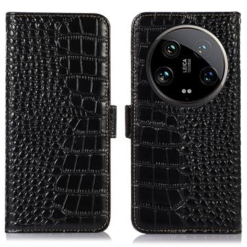 Funda Crocodile con RFID para Xiaomi 14 Ultra - Estilo Cartera