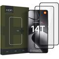 Protector de Pantalla Hofi Premium Pro+ para Xiaomi 14T/14T Pro - 9H  - 2 Piezas - Borde Negro