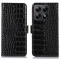 Funda Crocodile con RFID para Xiaomi 14T - Estilo Cartera