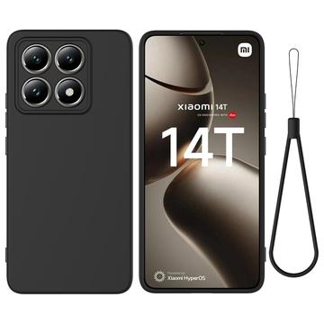 Funda de Silicona Líquida para Xiaomi 14T - Negro