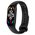 Xiaomi Mi Band 5/6/7 Banda de silicona mate - Negro