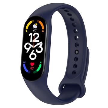 Xiaomi Mi Band 5/6/7 Banda de silicona mate - Azul oscuro