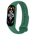 Xiaomi Mi Band 5/6/7 Banda de silicona mate - Verde