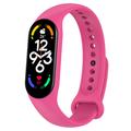 Xiaomi Mi Band 5/6/7 Banda de silicona mate - Rosa