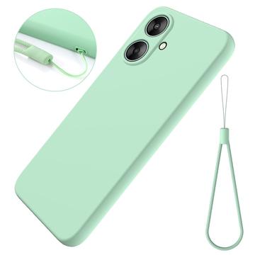 Funda de Silicona Líquida para Xiaomi Poco M6/Redmi 13R - Verde