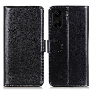 Funda con Cierre Magnético para Xiaomi Poco C65/Redmi 13C - Estilo Cartera - Negro