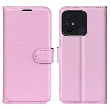 Funda con Cierre Magnético para Xiaomi Redmi 12C - Estilo Cartera - Rosa