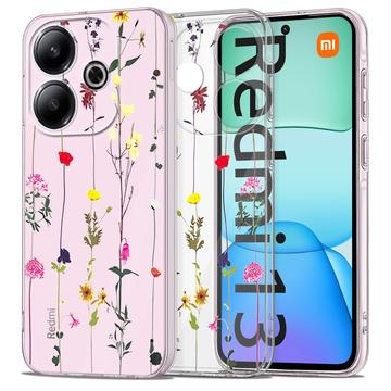 Carcasa de TPU Tech-Protect FlexAir+ para Xiaomi Redmi 13 - Flores