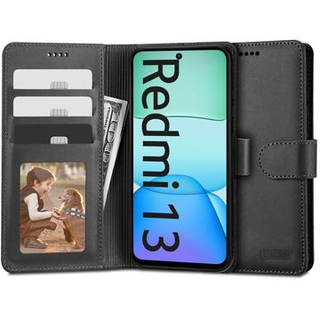 Funda Tech-Protect con imán y soporte para Xiaomi Redmi 13 - Negro