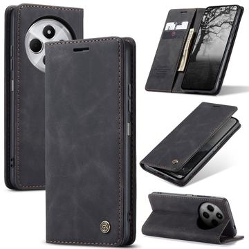 Funda Caseme Serie 013 para Xiaomi Redmi 14C - Estilo Cartera - Negro