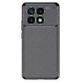 Carcasa TPU Beetle Fibra de Carbono para Xiaomi Redmi K70/K70 Pro/Poco F6 Pro - Negro