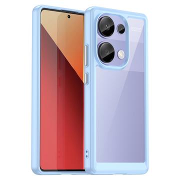 Carcasa Híbrida Anti-Choque para Xiaomi Redmi Note 13 Pro 4G/Poco M6 Pro - Azul