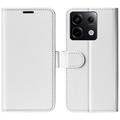 Funda con Cierre Magnético para Xiaomi Redmi Note 13 Pro - Estilo Cartera - Blanco