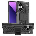 Antideslizante Funda Híbrida con Soporte para Xiaomi Redmi Note 13 Pro+ - Negro