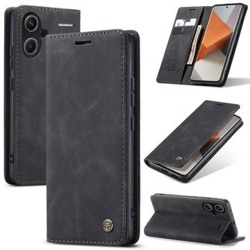 Funda Caseme Serie 013 para Xiaomi Redmi Note 13 Pro+ - Estilo Cartera - Negro