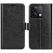 Funda con Cierre Magnético para Xiaomi Redmi Note 13 - Estilo Cartera - Negro