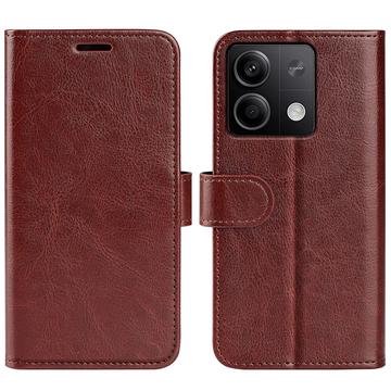 Funda con Cierre Magnético para Xiaomi Redmi Note 13 - Estilo Cartera - Marrón