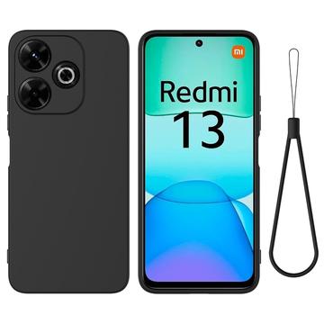 Funda de Silicona Líquida para Xiaomi Redmi Note 13R/Redmi 13/Poco M6 4G