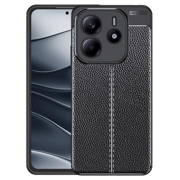 Carcasa de TPU Slim-Fit Premium para Xiaomi Redmi Note 14 4G - Negro