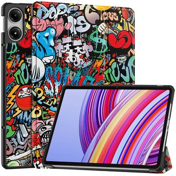 Funda Inteligente de Tres Pliegues para Xiaomi Redmi Pad Pro/Poco Pad - Grafito