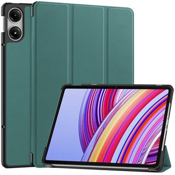 Funda Inteligente de Tres Pliegues para Xiaomi Redmi Pad Pro/Poco Pad - Verde