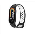 Xiaomi Smart Band 8/9 Beline Design Correa de silicona - Negro / Blanco