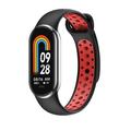 Xiaomi Smart Band 8/9 Beline Design Correa de silicona - Rojo / Negro