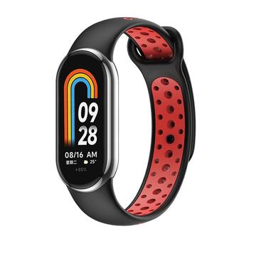 Xiaomi Smart Band 8/9 Beline Design Correa de silicona - Rojo / Negro