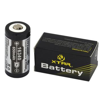 Batería recargable Xtar R-CR123/16340 650mAh